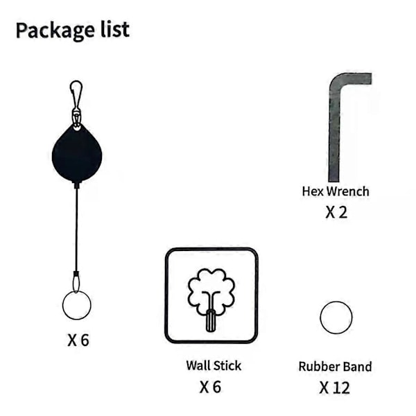 Kabelstyring Retraherbar Taksoppheng for PS VR2/Pico4 Link Kabel