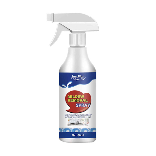 Veggsoppfjerner Husholdningsrengjøringsverktøy Veggsoppfjerner, Husholdningssoppfjerner Sprayrens 60ml L  [kk] Free Size White