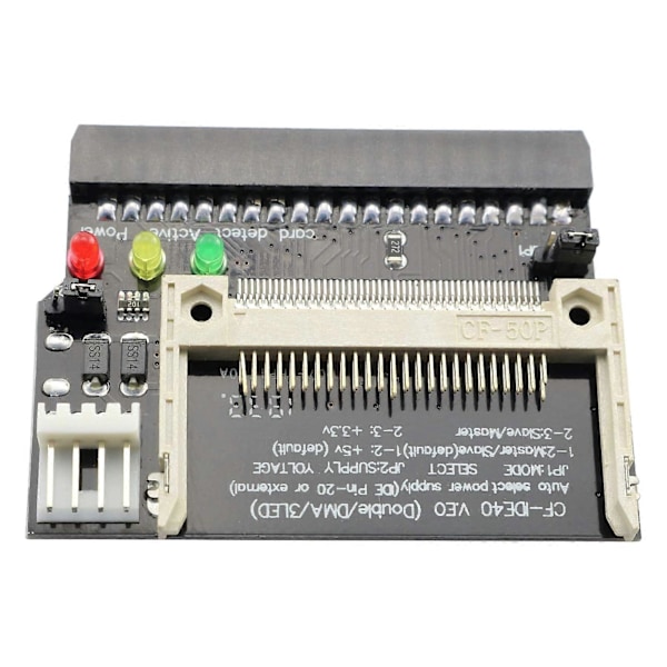 CF til IDE-adapter 40-pin CF Compact Flash-kort til 3,5-konverter 3 LED-lys