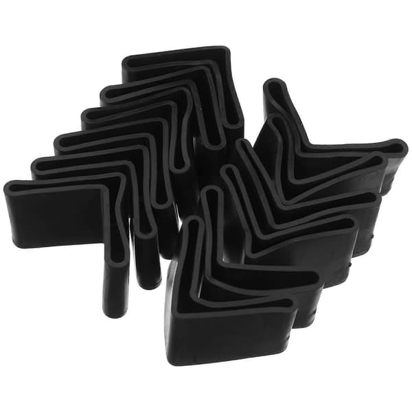 Halkskydd Möbelkuddar Möbelbensskydd Skyddar Möbelben 12st[D] Black 3.80X3.80X2.80CM