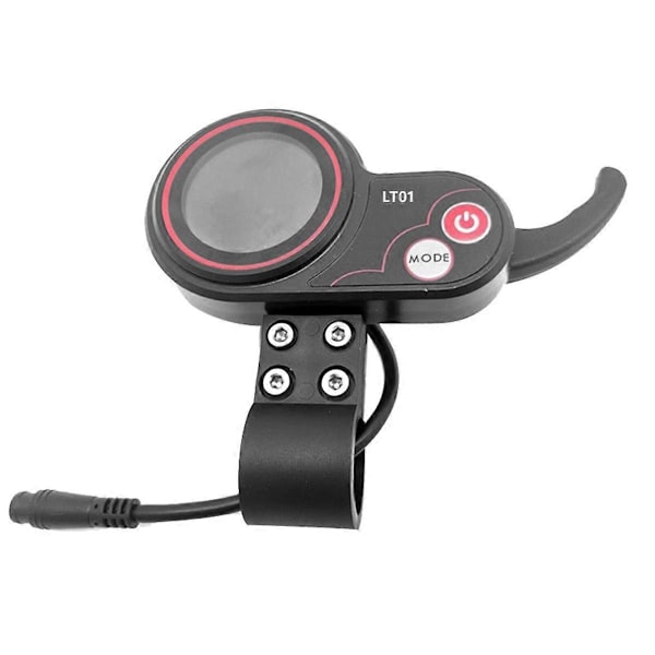 LT01 Display Meter 36V-60V 6PIN for 8/10 Wolf Warrior X Wolf Warrior11 Elektrisk Scooter Black