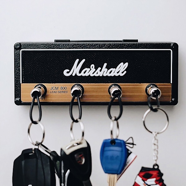 Musikk Jack Rack Nøkkelholder - Gitaristens Nøkkelorganisator, 100% Helt Ny