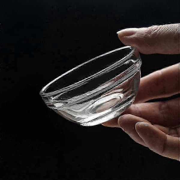 Transparenta glasbägare 120 ml (12-pack) för små portioner