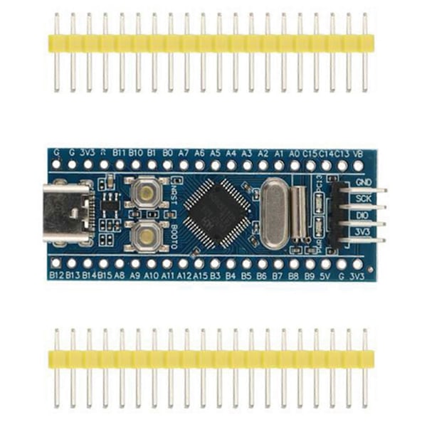 ST-Link V2 Programmeringsenhet Emulator Downloader + 40-stifts STM32F103C6T6 ARM STM32 SWD Minsta System