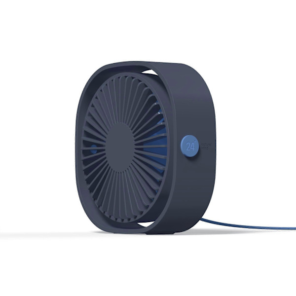 USB-tuuletin, minituuletin, hiljainen tuuletin, kannettava hiljainen USB-tuuletin, 3 säädettävää nopeutta, USB, USB-tuuletin retkeilyyn, toimistoon, urheiluun, matkustamiseen, USB-virralla (sininen) [D]