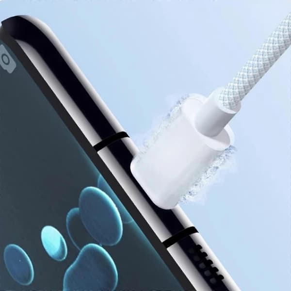 Høyhastighets USB-C til USB-C-kabel for datasynkronisering, 60W hurtiglading, grønn