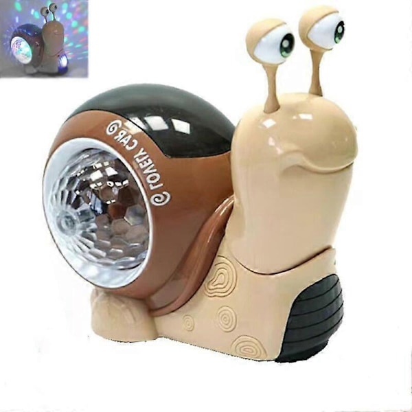 Ljusstark Snigel Leksak, Disco Snigel Leksak, Disco Snigel Baby Leksak, Lysande Snigel Leksaker