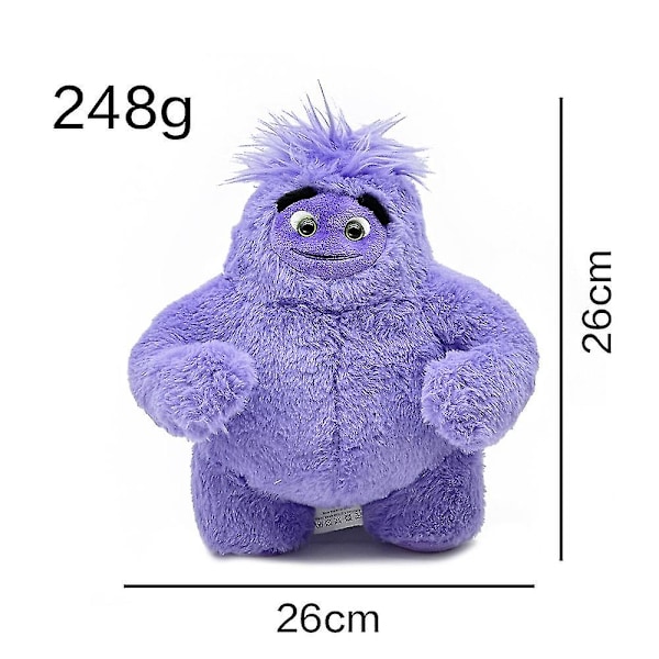 Om Plush Purple Monster Plush Toys Mjuka Stoppade Presentdockor 26cm