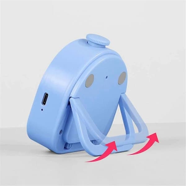 Visuell Timer 60-Minutter Super Nedtelling Visuell Timer Egnet for Barn Voksen Holdbar Mekanisk(Rosa)[D] Pink