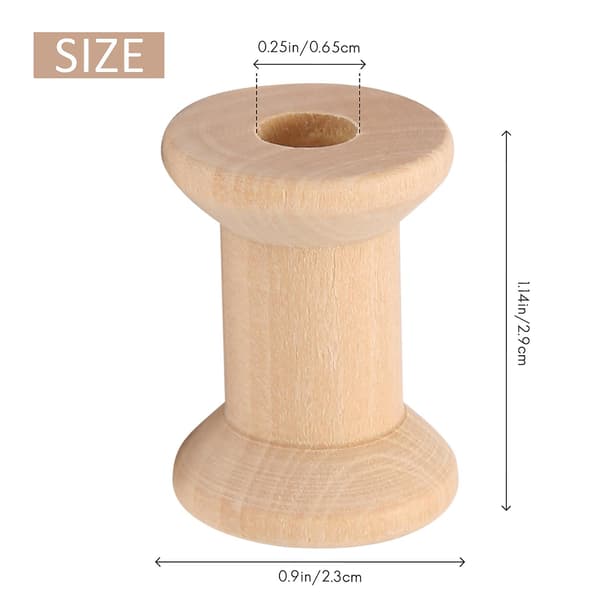 10 luonnonkuitukelaa puinen 29mm x 23mm[D]