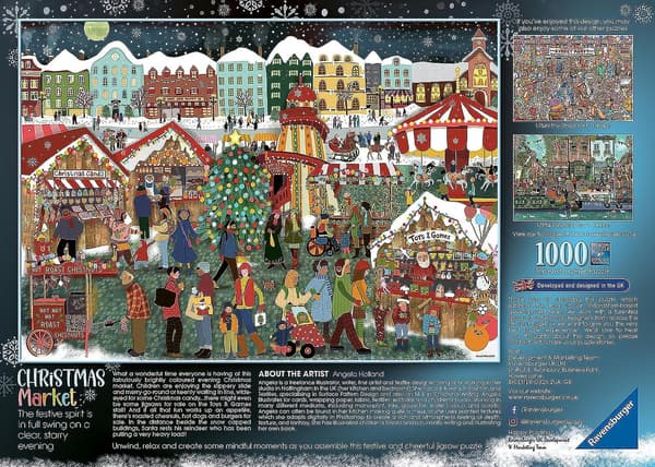Julmarknad Pussel (1000 Bitar)[D] 1000 Pieces