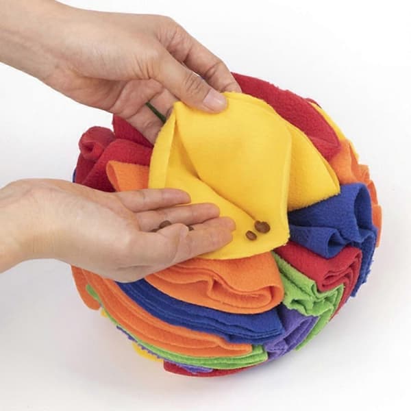 Kjæledyr Polar Fleece Snusematte Leke Snack Ball[D] Type2