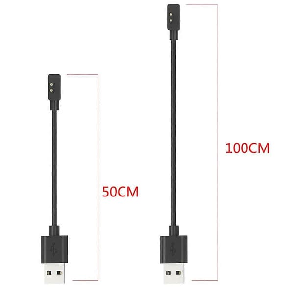Brakett Laderholder Stativ Magnetisk Ladekabel Strømadapter for Watch 3[D] 50cm