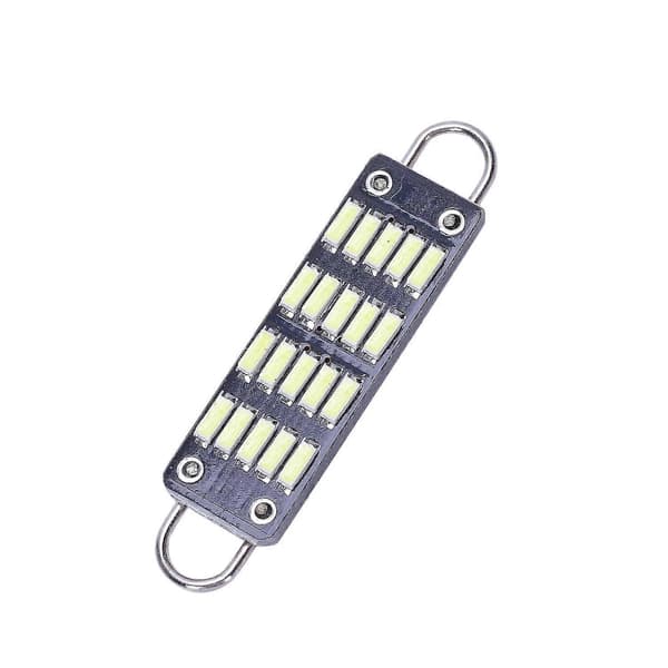 Pære 44mm Klar Hvit Festoon Led Pære, 20 Smd Rigid Loop 4,39 cm [D]