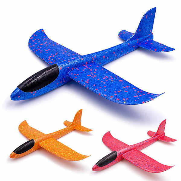 Barnefly, Skumfly, Engros Håndkast Sving Plast Fly Leke Modell Gutt Glider Slipp-resistent 858
