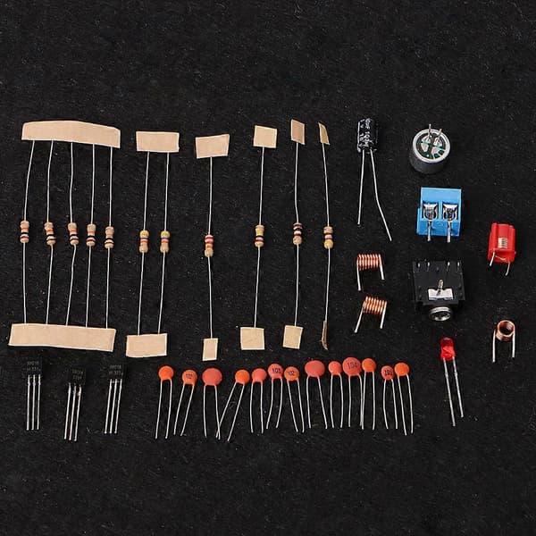 DIY Kit 88-108MHz FM-sender Frekvensmodulation Trådløs Mikrofonsæt[D]