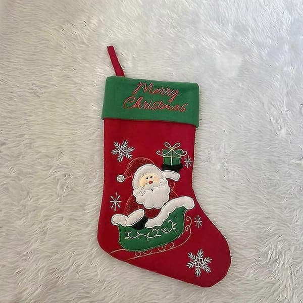 Snögubbehänge för julklappar [D] Red santa claus