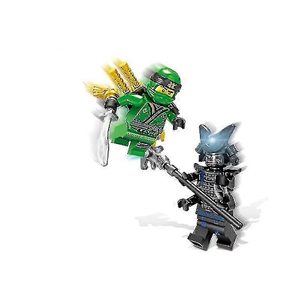 Set med 24 st Ninja Minifigurer Kai Jay Sensei Wu Master Byggklossar Leksaker