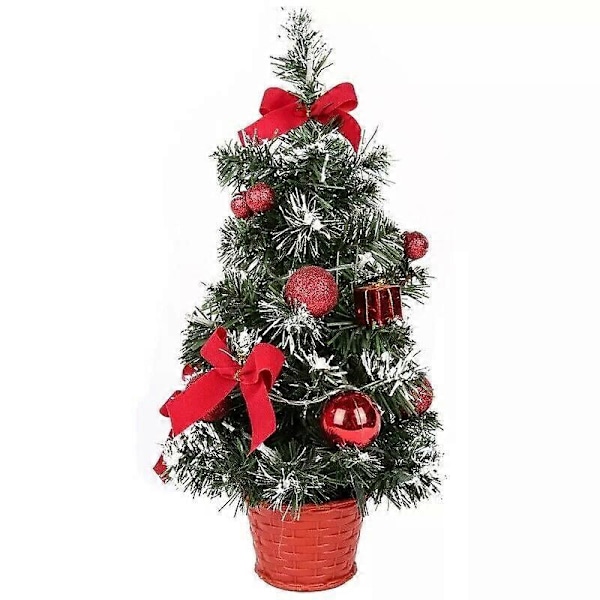 Mini Juletræ med LED Lys Julepynt Julegave