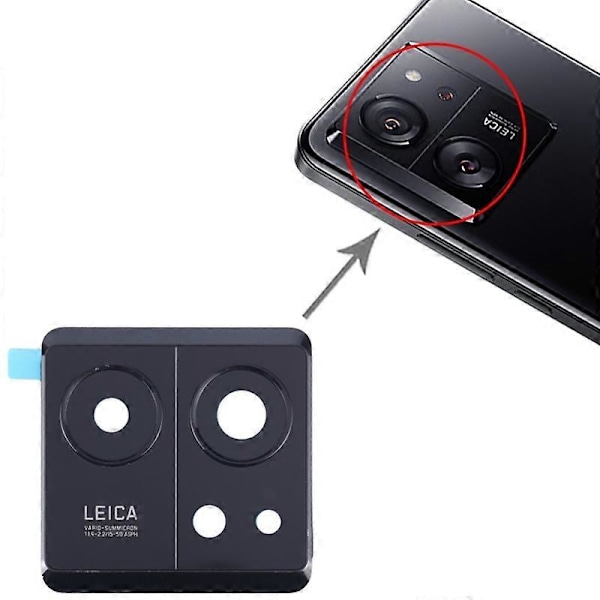 Xiaomi 13T/13T Pro OEM Takakameran Linssin Pidike Kansi Lasiosalla (ilman Logoa)[D]