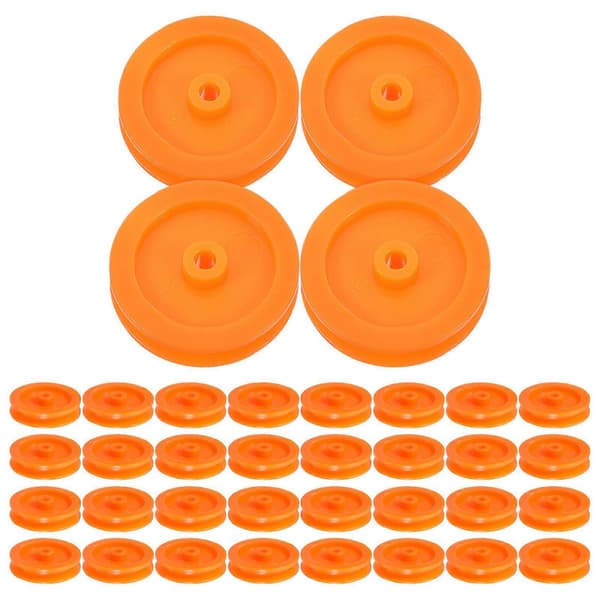 Plast Trissa Hjul DIY Modell Leksak Växel Barn Utbildning Mini Rund 100st[D]
