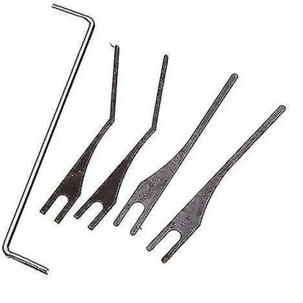 Låspistol, dörröppnare låspistol, låssmed låsplockningsset (1 set, flerfärgad) [kk]