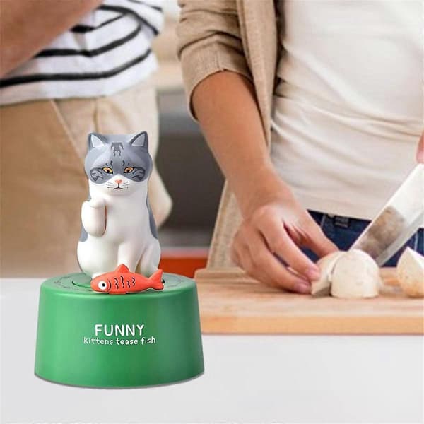 Katt Kökstimer, Mekanisk Kökstimer, Orange Färg[D]
