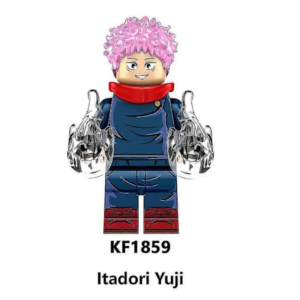 8 stk./sæt Jujutsu Kaisen Byggeklodser Minifigurer Yuji Satoru Nobara Samleobjekter Samlede Legetøj Børn Fans Gave