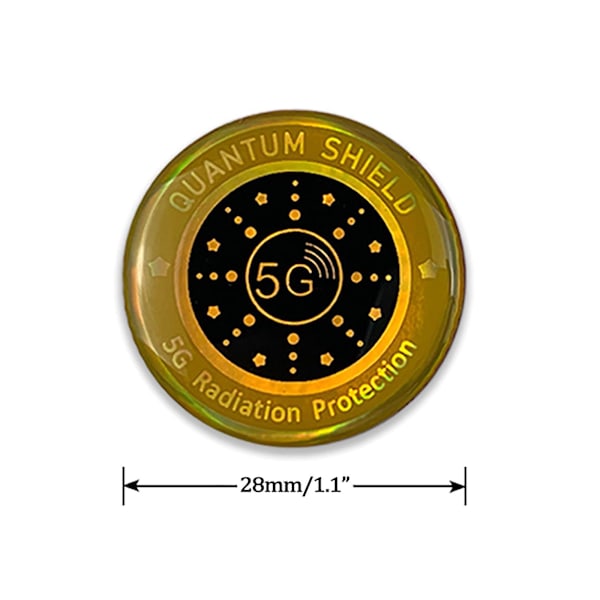 5G Runda Kvantumshield Anti-strålning Klistermärke EMF-skydd Telefon Skydd EMR-blockerande Klistermärke för PC Laptop Router