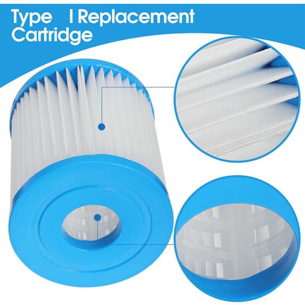 Velegnet til udskiftning af poolfilterdel 58093 I poolfilterelement Blanc 0.05
