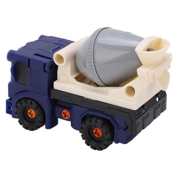 2 i 1 Ingenjörsfordon Barn DIY Demontering och Montering Simulerad Deformationsrobotleksak för Barn Över 3 År[D]