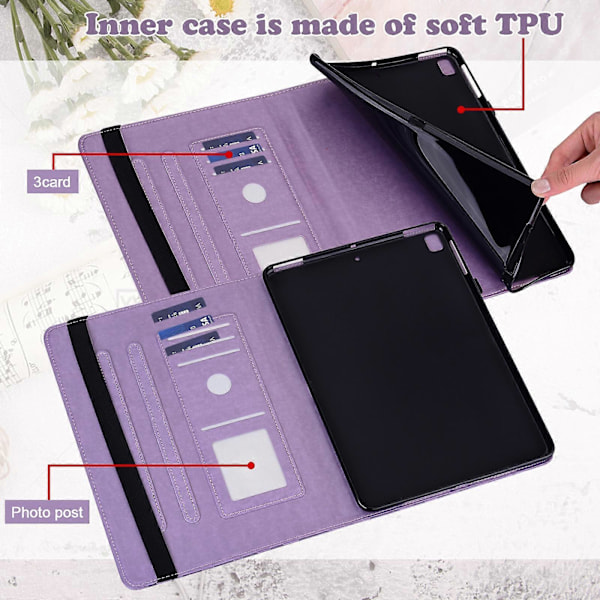 PU Nettbrettveske For Lenovo Tab M11 / Xiaoxin Pad 11 2024[D] Purple