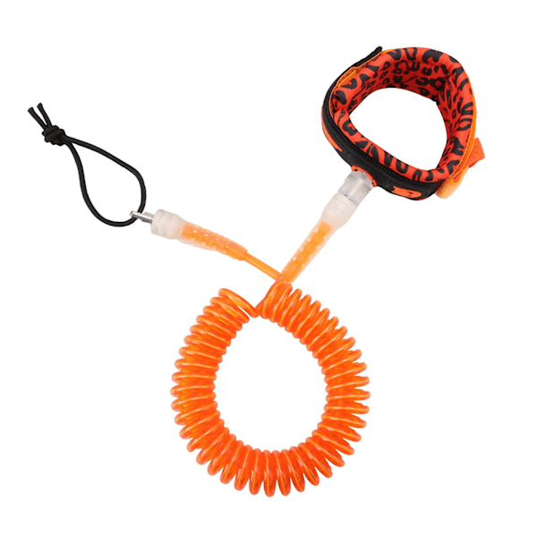 Surfbræt Leash 10ft TPU Elastisk til SUP Surfbræt Alle Vand Sport Surfbræt Rød[D] Orange