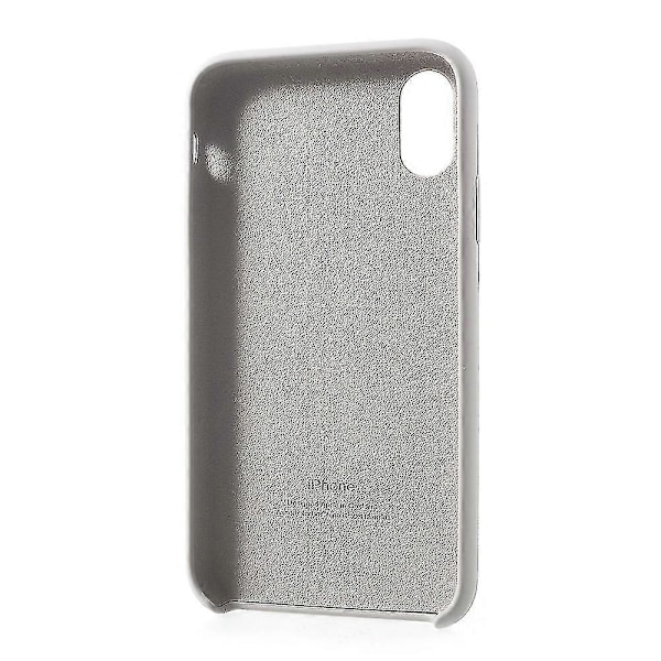 1:1 Skala Silkeslent Solid Silikon Skal för iPhone XR 6.1 tum [D] Beige Style B iPhone XR 6.1 inch