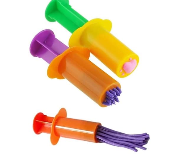 Generiska Playdough-set för olika designer, degsträngsprutningsset - degset-tillbehör, designer