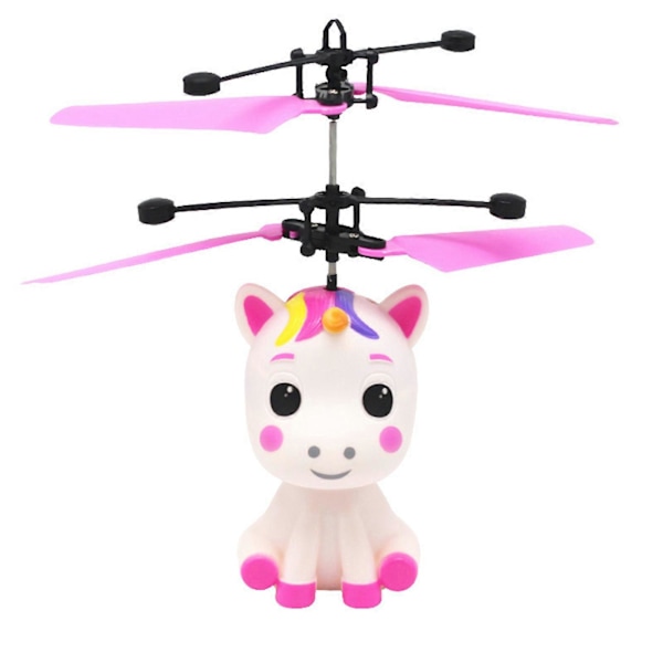 Flygende Unicorn Leke for Jenter, Flygende Ball Leke RC Helikopter med Fjernkontroll