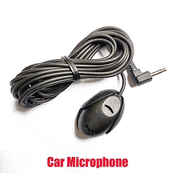 Bilmikrofon Mini 3,5 mm Ledningsført Mikrofon for Bilstereo Lyd GPS Håndfri