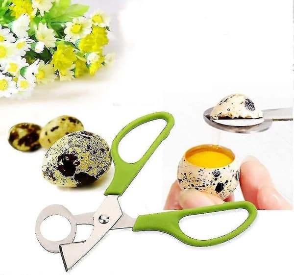 Eggeskallfjernere 10-rustfrie stål eggeskallskraper[D]