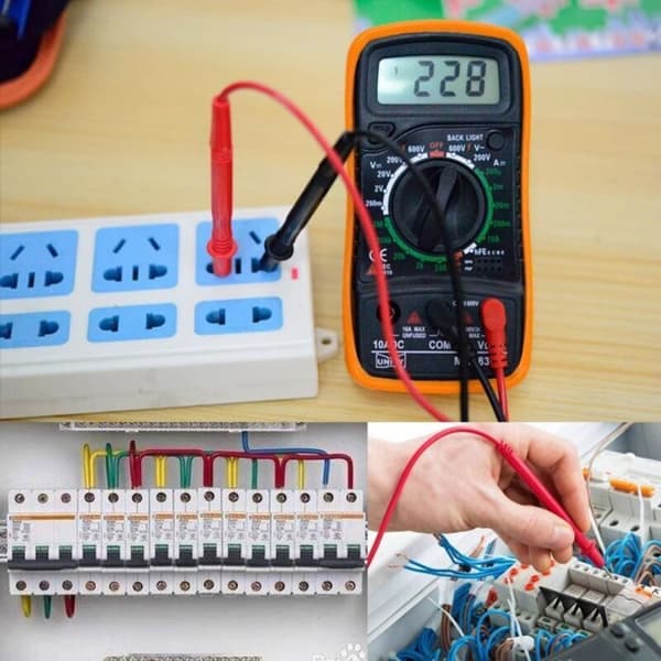 XL830L 2000 räkningar digital multimeter mini multimeter batteritestare strömspänning AC DC motstånd summer transistor voltmeter ammeter med Bac 0.05