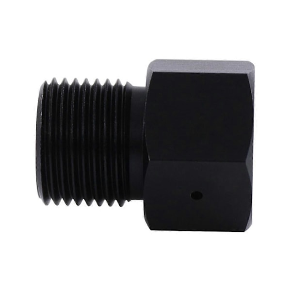 CO2 Cylinder Adapter, T21-4 till W21.8-14 Adapter Konverterare till CO2 Cylinder för Black