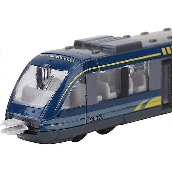 Miniature Modelbil, Simulationslegering Togmodel Metal Støbt Modelbiler til Børn (Blå)[D]