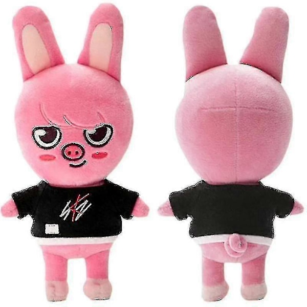 Tegneserie Stray Kids Skzoo Plussjeleker 21cm Peluche Fyllte Dyr Bbokari Wolf Chan Leebit Dwaekki Jinir