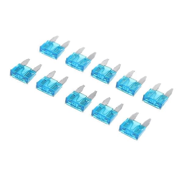 5X10 Stycken Mini 15A Bladsäkringssortimentskit För Bil Lastbil Ersättning[D] 7 Pcs