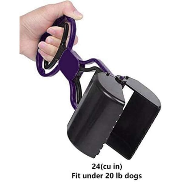 Lilla affaldsopsamler til kæledyr med fastgørelsessystem - Til hunde- og katteaffald Violet Plastique