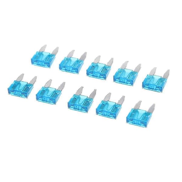 5X10 Stykker Mini 15A Bladsikring Sortimentsett For Bil Lastebil Erstatning[D] 7 Pcs