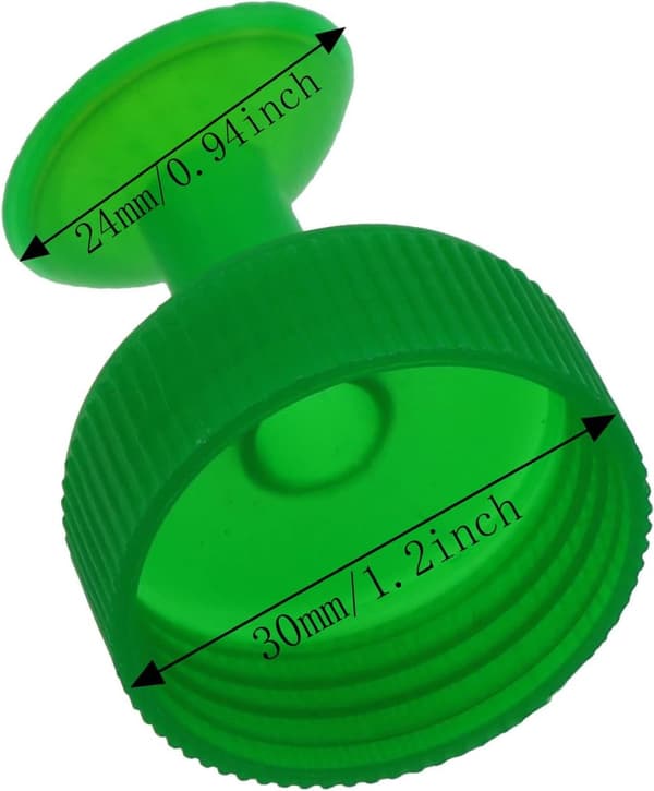 Mini vandkande 4,5x2,4x3cm plastik til planter og potter blå grøn rød[D]