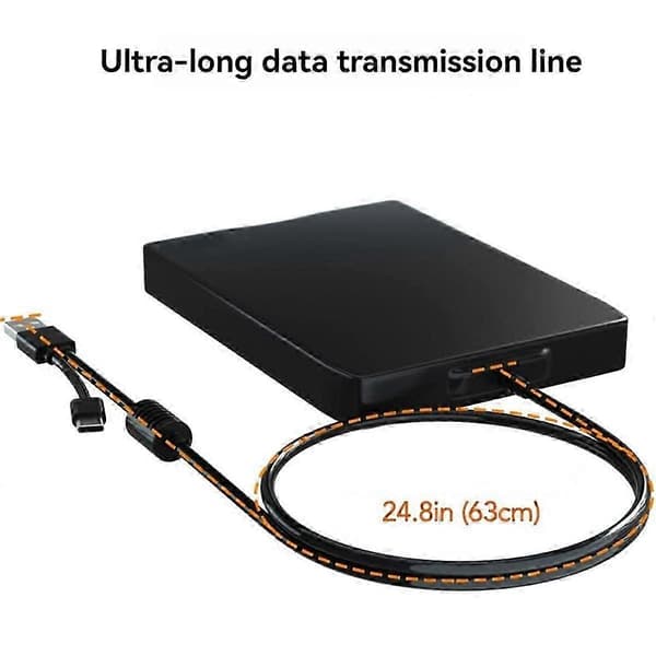 USB Floppy Disk Læser Floppy Disk Drev Dobbelt Interface Ekstern USB C Floppy Disk Drev til PC Lapt[D]