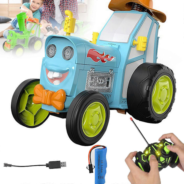 2024 NY Crazy Jumping Car, Radiostyrd Bil, RC Bilar Stuntbil Leksak 50% Rabatt