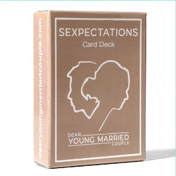 Sexpectations Kortlek - Konversationsstartare för Par - Många Frågor om Intimitet, Äktenskap, Road Trip, Kortspel, Kommunikation i Relationer