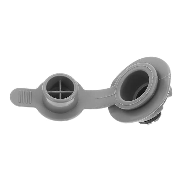 Oppblåsbar pumpeadapter luftventil for pålitelig forsegling grå PVC[WSY]